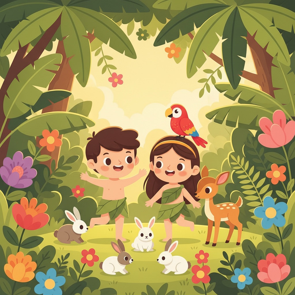 Adão e Eva no Jardim